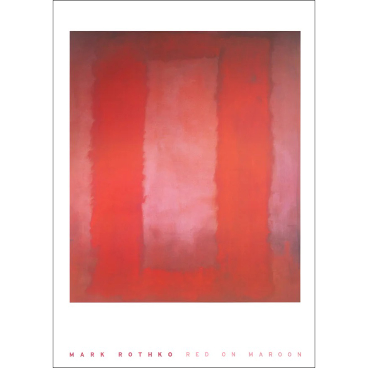 MARK ROTHKO (マーク・ロスコ) | Red on Maroon | アートプリント/ポスター 北欧 モダンアート 抽象