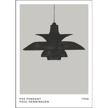 Nordd Studio | PH5 Pendant Poul Henningsen 1958 black | アートプリント/アートポスター 北欧  デンマーク ポール・ヘニングセン