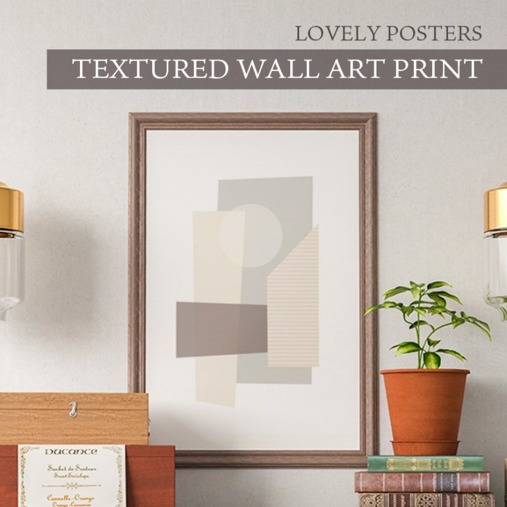 LOVELY POSTERS | TEXTURED WALL | シンプル シンプル おすすめ