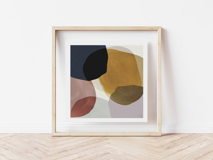 THE POSTER CLUB x Berit Mogensen Lopez | Painted Square | 50x50cm