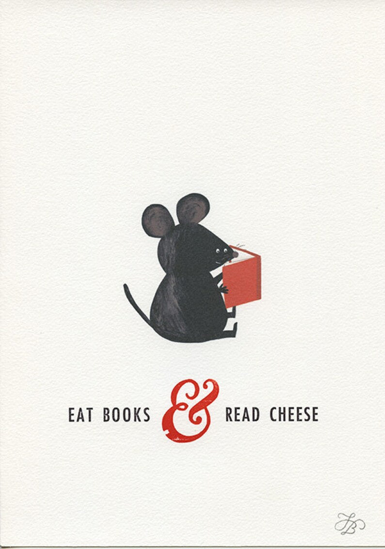 BLANCA GOMEZ | EAT BOOKS GICLEE + letterpress | スペイン イラスト