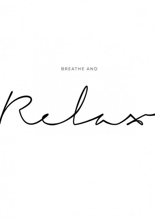 【額装セット割】NOUROM | BREATHE AND RELAX | アートプリント/ポスター フレームセット