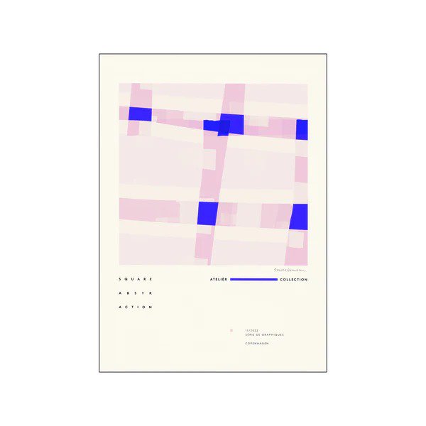 THE POSTER CLUB x  Mille Henriksen | Square Abstraction | アートプリント/アートポスター