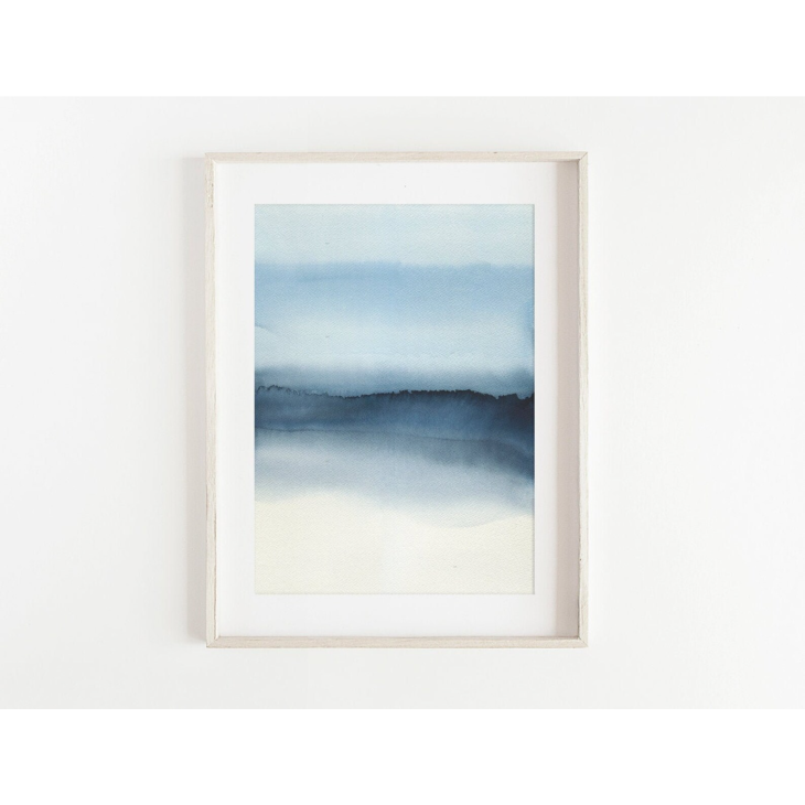 ANNA MABELLA | Semi Abstract Seascape Print | A3 ポスター/アートプリント