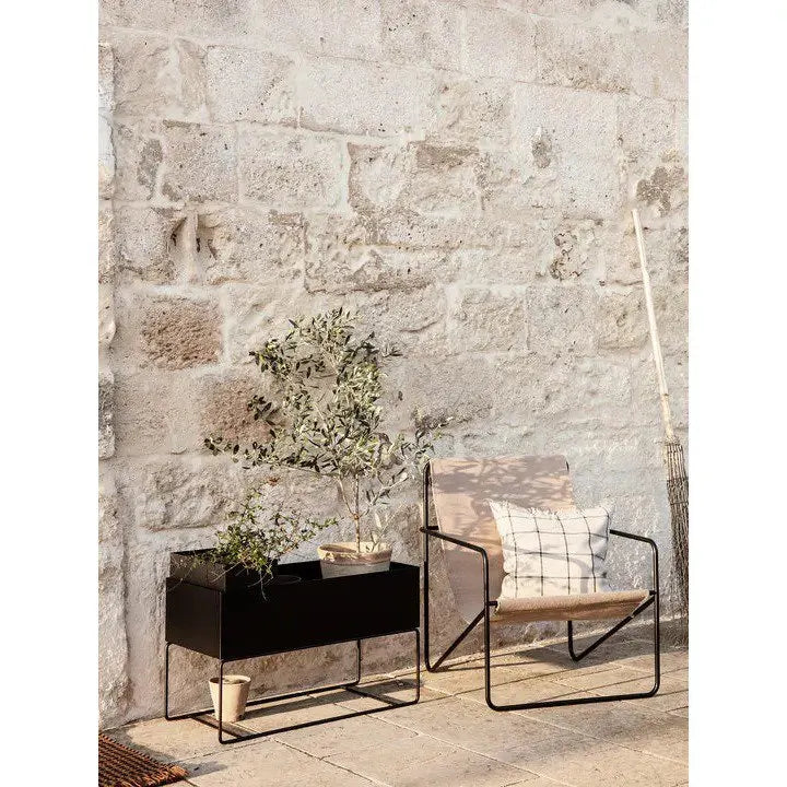 ferm LIVING (ファームリビング) | PLANT BOX LARGE (black/cashmere) |  北欧 インテリア 植木鉢