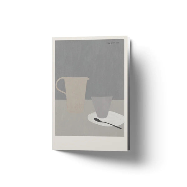 BY GARMI | Simple Stilleben 4 | A6 グリーティングカード  アートカード 白色封筒付き