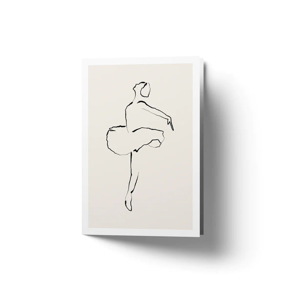 BY GARMI | Dancer 01 | A6 グリーティングカード  アートカード 白色封筒付き