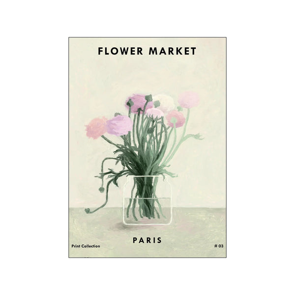 NKTN | Flower Market. Paris | アートプリント/アートポスター 北欧 ボタニカル 花