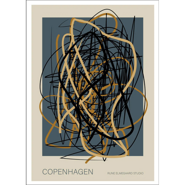 Rune Elmegaard | Copenhagen Abstract | アートポスター 北欧 デンマーク アブストラクト
