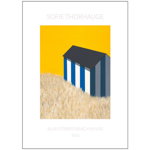 Sofie Thorhauge | Blue-striped Beach House | アートプリント/アートポスター 北欧 デンマーク