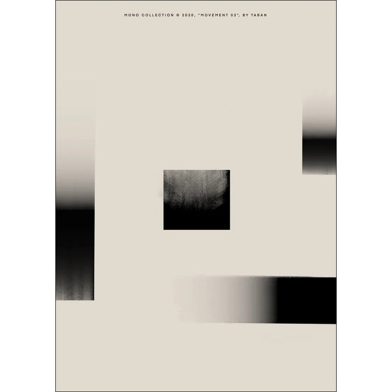 by.taban x squarepaint. | Movement 03 | アートポスター 北欧 デンマーク タイポグラフィ