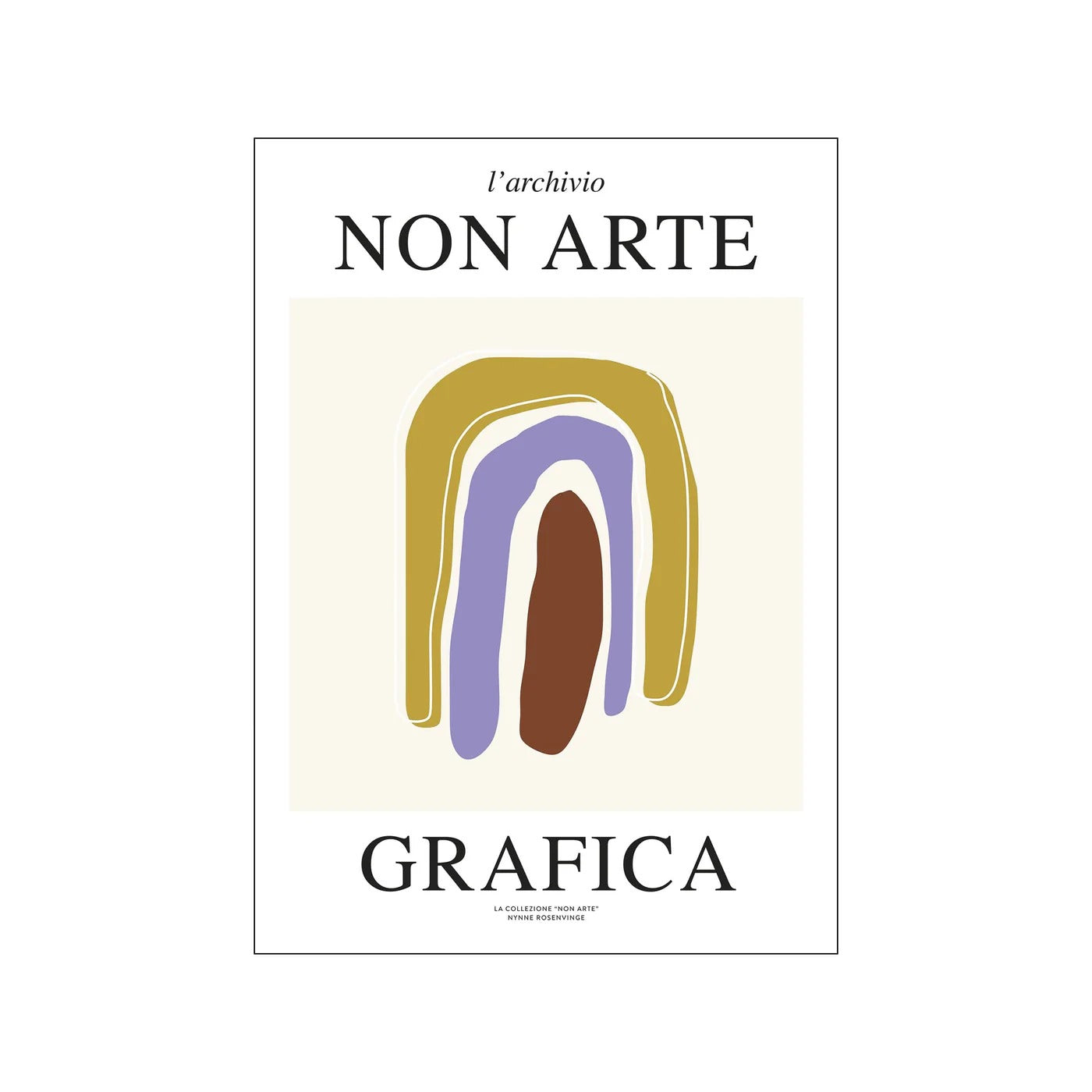 THE POSTER CLUB x  Nynne Rosenvinge | Non Arte Grafica 03 | 50x70cm アートプリント/アートポスター 北欧 デンマーク