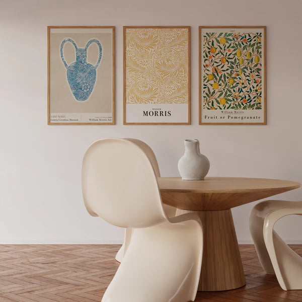 William Morris, Emel Tunaboylu | Perfect Trio No. 015 | 50x70cm 3点セット アートプリント/アートポスター 北欧 デンマーク