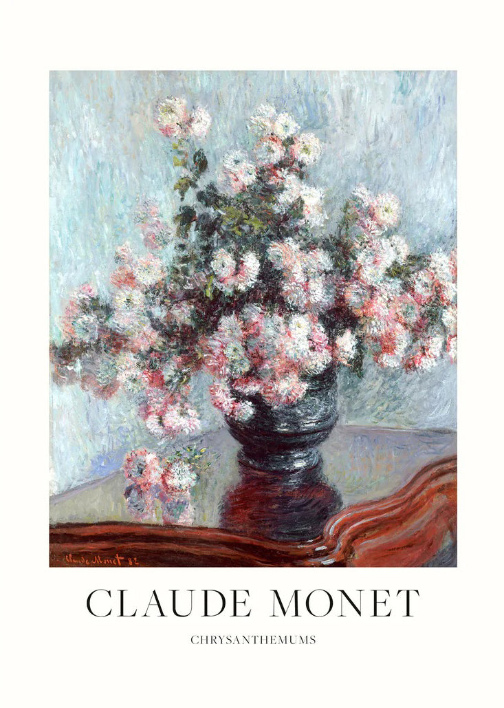CLAUDE MONET (クロードモネ) | Chrysanthemum | アートプリント ...