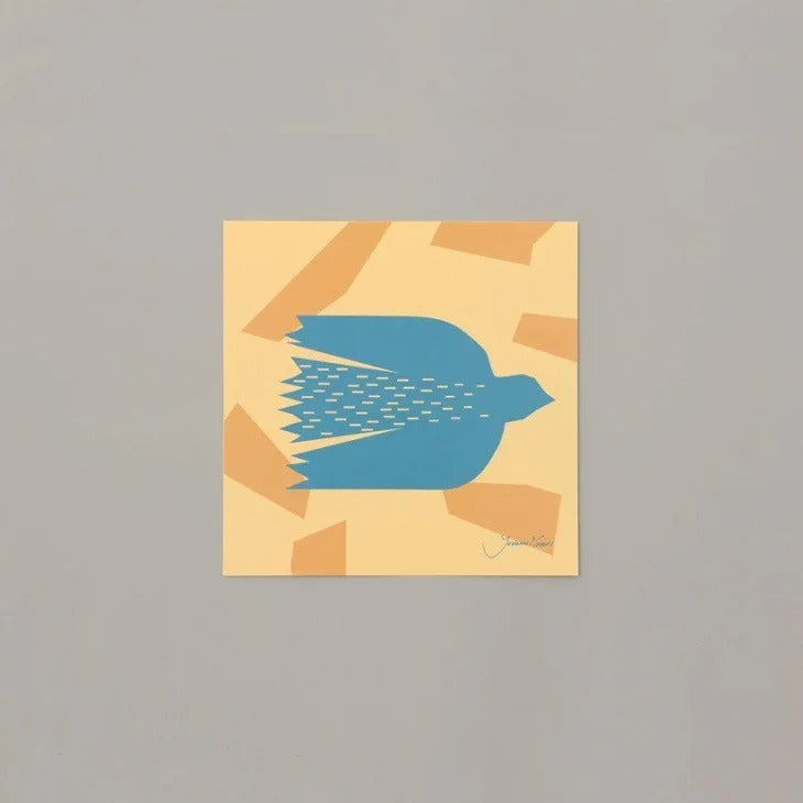 a good view | BIRD (バード) blue | 北欧 アートポスター