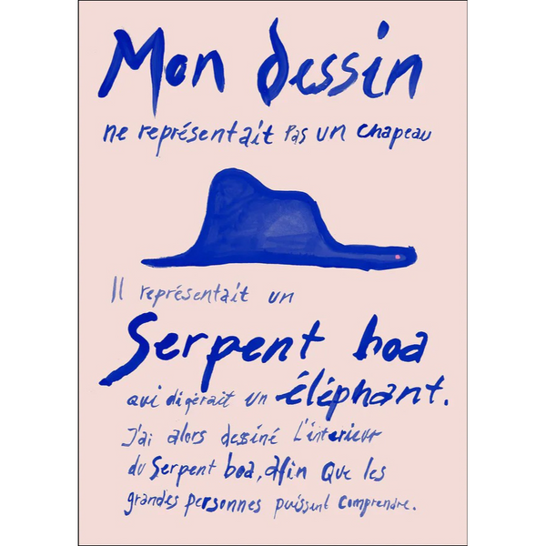 Sissan Richardt | Le Petit Prince (bleu) | アートプリント/ポスター | 星の王子さま 北欧 シンプル アート インテリア おしゃれ