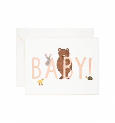 RIFLE PAPER CO. | BABY PINK（GCK003）| 出産祝い | グリーティングカード