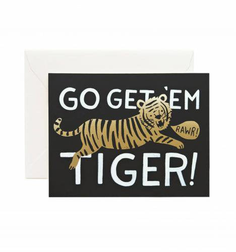 RIFLE PAPER CO. | GO GET 'EM TIGER (GCM057) | グリーティングカード | タイガー