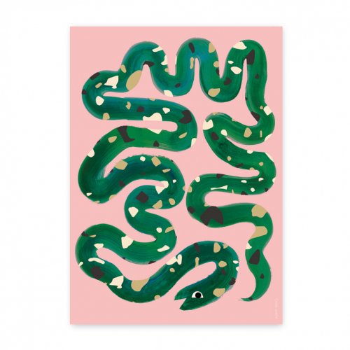 ANNY WHO | SNAKE PRINT | アートプリント/ポスター (50x70cm)