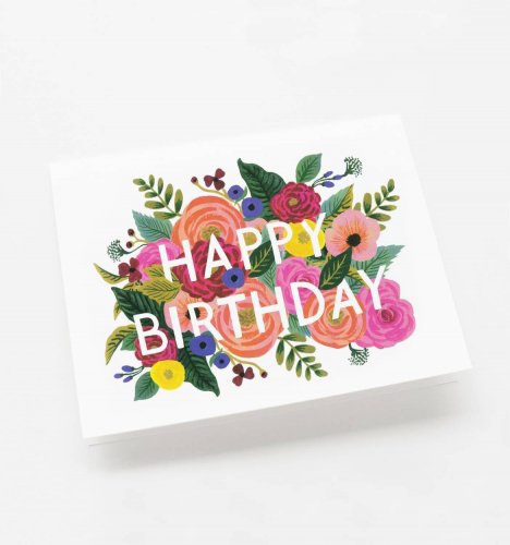 RIFLE PAPER CO. | JULIET ROSE BIRTHDAY（GCB049） | グリーティングカード