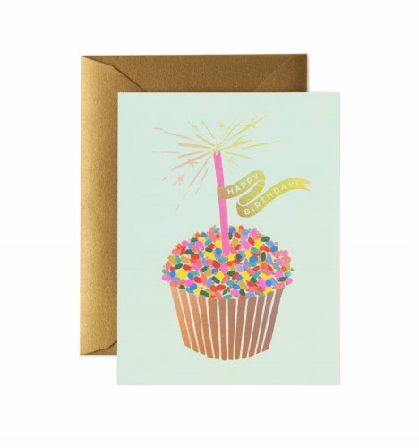 RIFLE PAPER CO. | CUPCAKE BIRTHDAY (GCB051) | バースデー | グリーティングカード