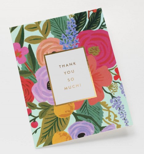 RIFLE PAPER CO. | GARDEN PARTY THANK YOU (GCT039) | グリーティングカード