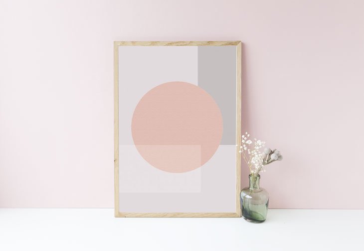 LOVELY POSTERS | NORDIC DESIGN CIRCLES PRINT | A3 アートプリント/ポスター