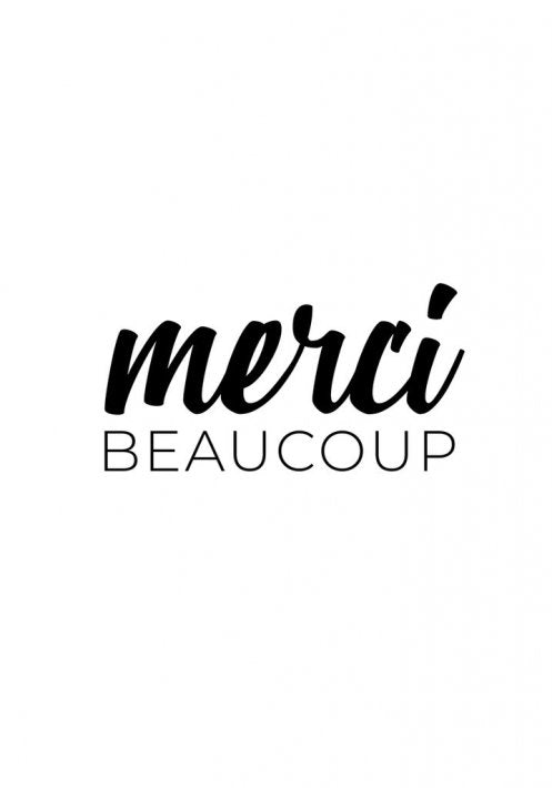 NOUROM | MERCI BEAUCOUP | A3 アートプリント/ポスター