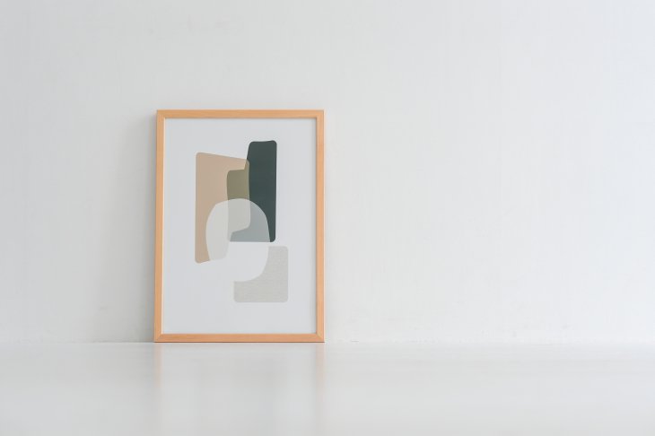 LOVELY POSTERS | GREEN BEIGE ABSTRACT PRINT | アートプリント/アートポスター  北欧 ギフト プレゼント レトロ モダン 雑貨