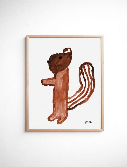 FINE LITTLE DAY | SQUIRREL POSTER | アートプリント/ポスター (40x50cm)【北欧 雑貨 インテリアリビング おしゃれ】