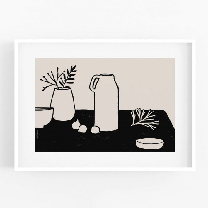 MICUSH | SIMPLE LITTLE CORNER (landscape) ART PRINT (AP142) | アートプリント/ポスター (30x40cm)