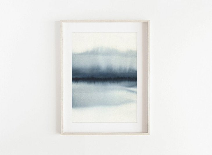 ANNA MABELLA | Abstract Landscape Print (Limited Edition)  | A3 ポスター/アートプリント【北欧 アブストラクト 水彩】