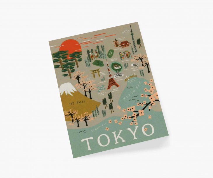 RIFLE PAPER CO. | TOKYO トーキョーサンライズ (GCM169) | グリーティングカード