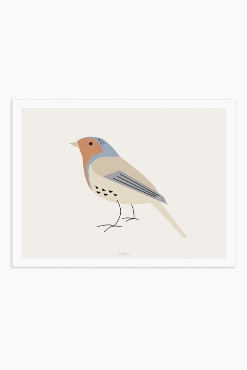 MICUSH | BIRD - ROBIN ART PRINT (AP067) | アートプリント/ポスター (30x40cm)