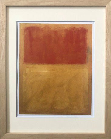 MARK ROTHKO (マーク・ロスコ) | Orange and Tan, 1954 | フレーム付き