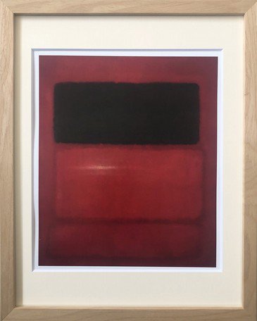 MARK ROTHKO (マーク・ロスコ) | Black over Reds | フレーム付き【 】