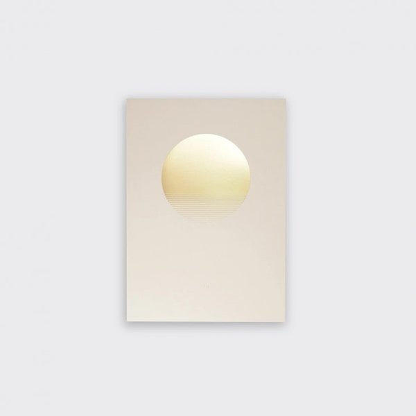 Tom Pigeon | SOL DAWN | A3 アートプリント/アートポスター【箔押し 北欧 シンプル モダン インテリア】