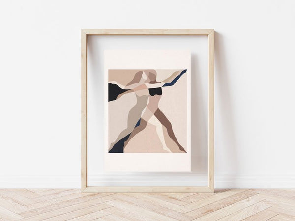 PAPER COLLECTIVE | TWO DANCERS | アートプリント/アートポスター (30x40cm)【北欧 シンプル インテリア おしゃれ】