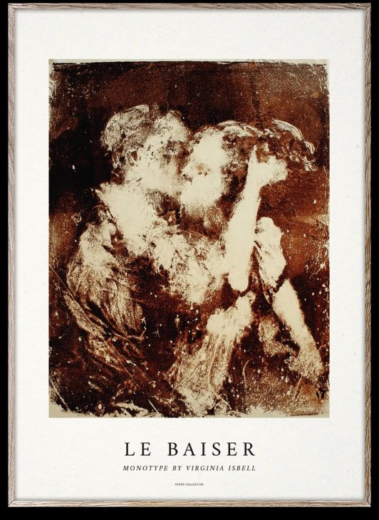 PAPER COLLECTIVE | LE BAISER | アートプリント/アートポスター (30x40cm)【北欧 シンプル インテリア おしゃれ】