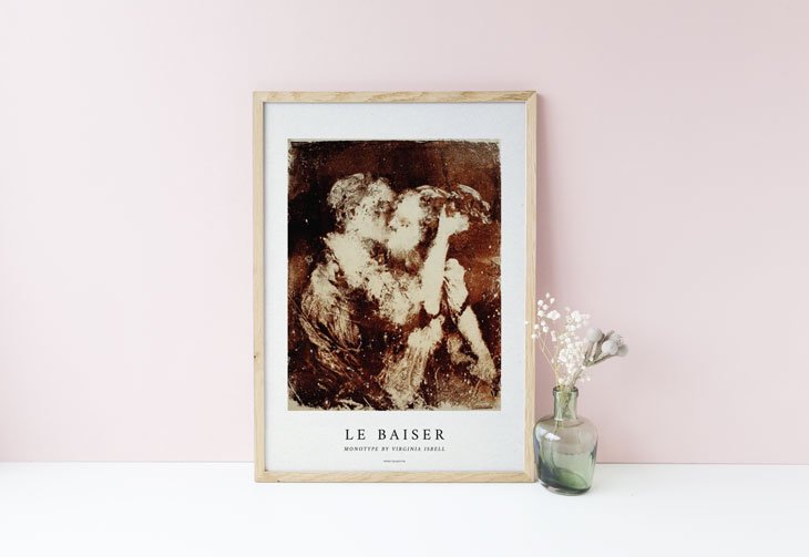 Le Baiser（ヘルムート ニュートン） 額装品