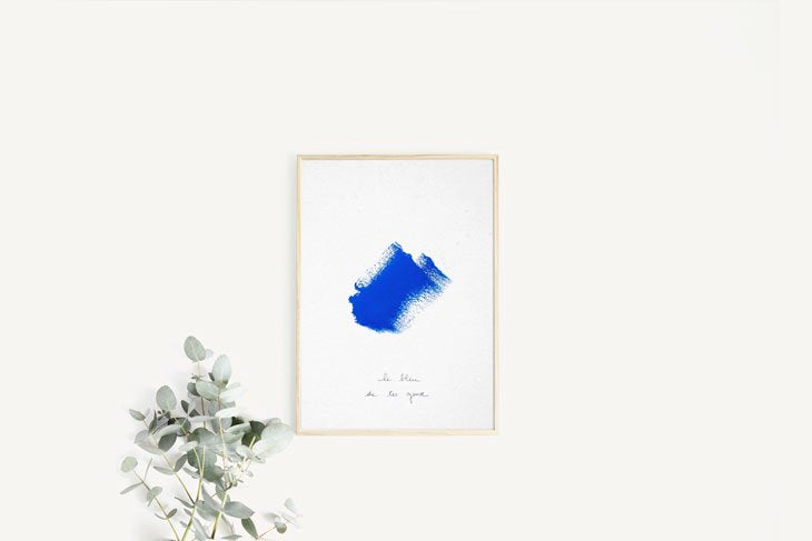 PAPER COLLECTIVE | LE BLEU III | アートプリント/アートポスター (30x40cm)【北欧 シンプル インテリア おしゃれ】