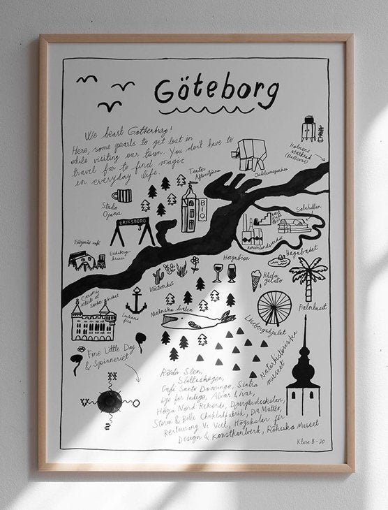 FINE LITTLE DAY | GOTHENBURG POSTER | アートプリント/アートポスター (50x70cm) 北欧 雑貨 インテリア リビング おしゃれ