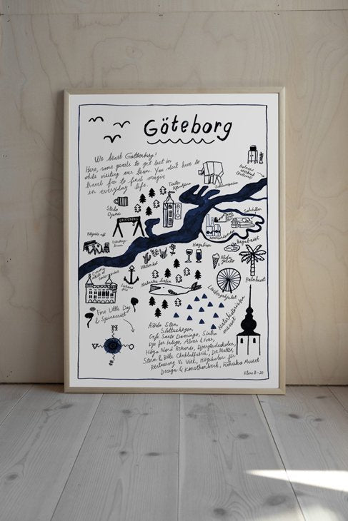 FINE LITTLE DAY | GOTHENBURG POSTER | アートプリント/アートポスター (50x70cm) 北欧 雑貨 インテリア リビング おしゃれ