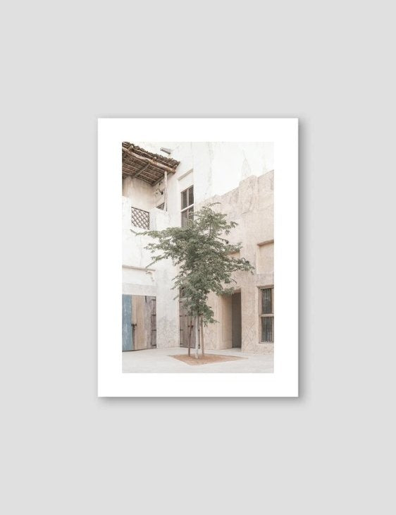 NOUROM | DUBAI OLD TOWN LONE TREE, UAE2020 | アートプリント/ポスター 北欧 ミニマル インテリア おしゃれ