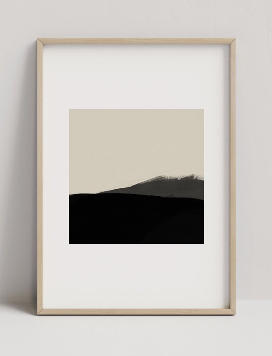 CARO CARO PRINTS | Minimalist Landscape Art Print (MODM-5601) | アートプリント/アートポスター (50x70cm) 北欧 アブストラクト