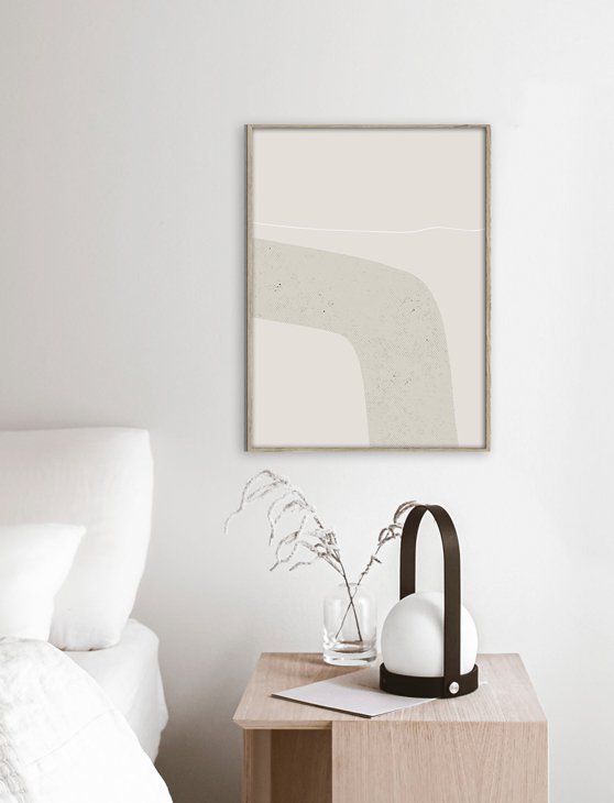 CARO CARO PRINTS | Abstract Beige Art Print (GMTC-2601) | アートプリント/アートポスター (30x40cm) 北欧 アブストラクト