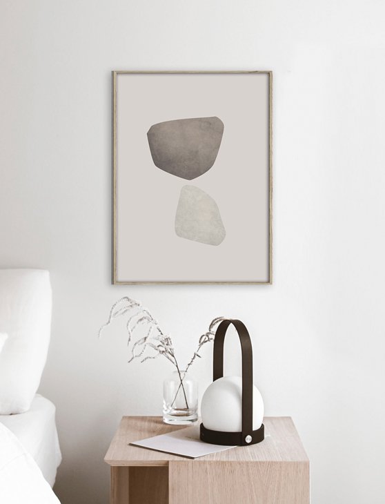 CARO CARO PRINTS | Abstract Neutral Art Print (GMTC-4301) | アートプリント/アートポスター 北欧 アブストラクト