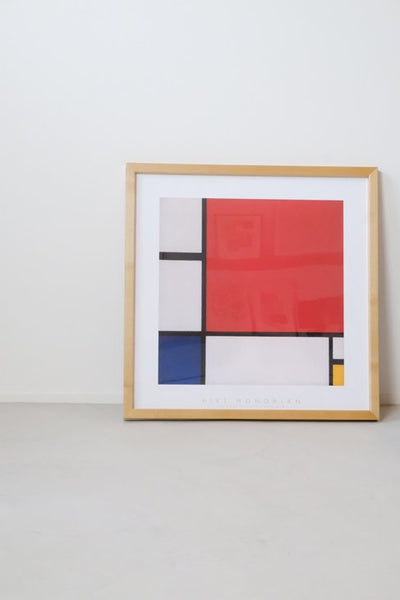 PIET MONDRIAN (ピエト・モンドリアン) | Composition with Red, Blue and Yellow, 1930 |  フレーム付き – POSTERMEET