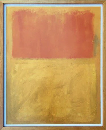 MARK ROTHKO (マーク・ロスコ) | Orange and Tan, 1954 (large) | フレーム付き 送料無料