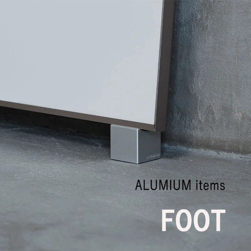 ALUNA (アルナ) | ALUMIUM FOOT フット (マットシルバー) | アルミ製額置き ポスター フレーム スタンド 送料無料